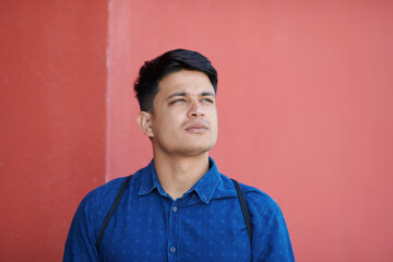 portrait of casual indian businessman