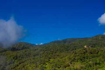 Colombian landscapes. Green mountains in Colombia, Latin America
