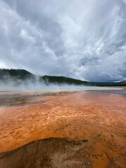 Hot spring in Yellowstone