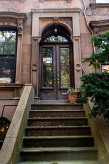 Entrance of a Brownstones 
