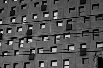 windows of a building