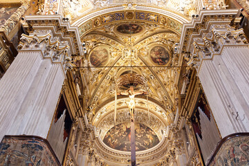 Italien - Bergamo - Basilica di San Maria Maggiore - Innenansicht