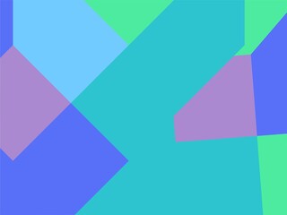 Beautiful of Colorful Art Purple, Blue and Green, Abstract Modern Shape. Image for Background or Wallpaper