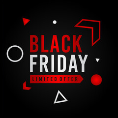 Black Friday Sale Vector Design Illustration For Celebrate Moment