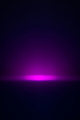 Neon pink light on dark background, background ready for your design.