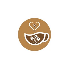 Coffee cup Logo Template vector icon