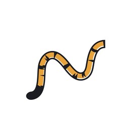 Fototapeta premium tiger tail icon vector illustration design