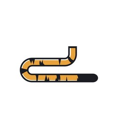 tiger tail icon vector illustration design