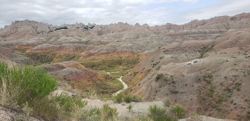 view of the mountains
