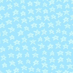 Seamless pattern with star shapes, vector illustration