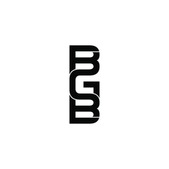 bgb letter original monogram logo design