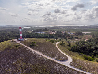 lighthouse on the coast