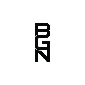 bgn letter original monogram logo design