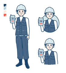 simple work wear middle man_Smartphone-cashless