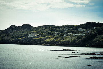 sea and mountains in ireland