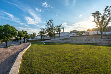 road in park