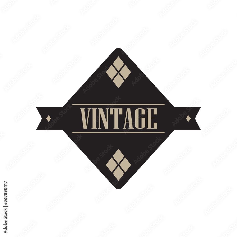 Sticker vintage badge