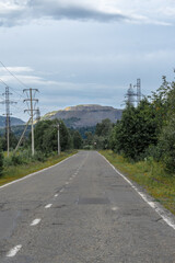 road in the countryside