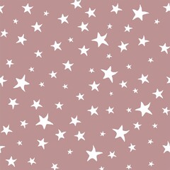 Bright background in stars for fabric textile Wallpaper