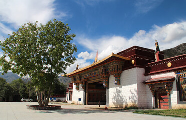 Entrance of Sera Monastery in Lhasa, Tibet, China