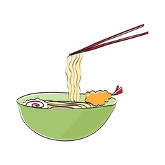 bowl of noodles