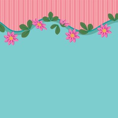 background with floral design