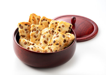 Japanese side dish.Japanese rice cake.