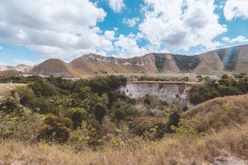 Dry landscape in Sumba Indonesia - July 2019