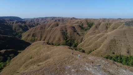 Aerial view of Bukit Persaudaraan. Sumba Indonesia