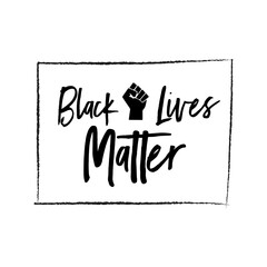Black lives matter I can’t breathe text font icon graphic black and white protest racism sign art illustration isolated on white