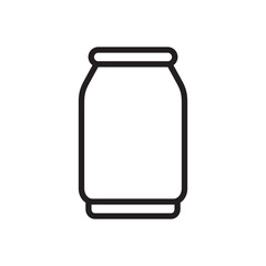 Soda can icon vector illustration.