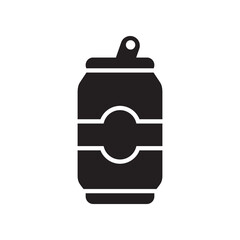 Obraz premium Soda can icon vector illustration.