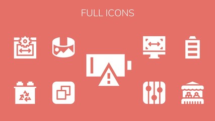 Modern Simple Set of full Vector filled Icons