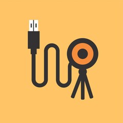 webcam with cable