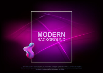 Dark pink background with a gradient, thin light lines, abstract oval shape