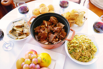 Chinese traditional home made food