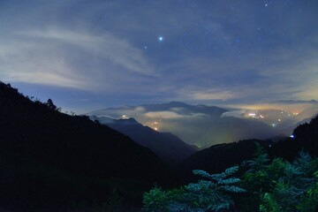 Mountain landscape-Mountain View Resort in the Hsinchu,Taiwan.