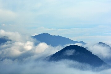 Mountain landscape-Mountain View Resort in the Hsinchu,Taiwan.