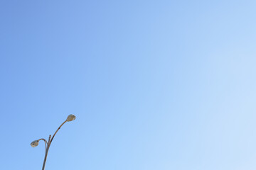 wind turbine in the sky