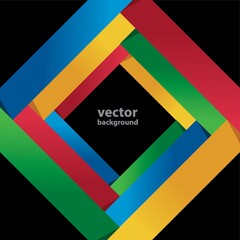 square rainbow background