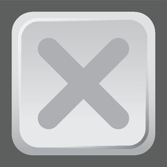 Obraz premium cancel button