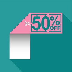 50 percent off sale