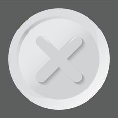 Obraz premium cancel button