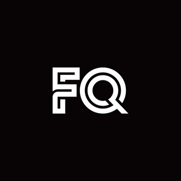 FQ monogram logo with abstract line