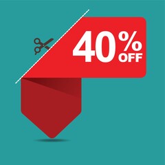 40 percent off sale