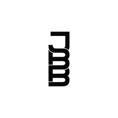 jbb letter original monogram logo design