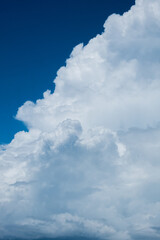 Obraz premium bright sky and white cloud in sunny day