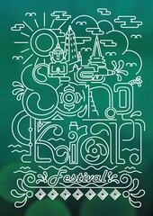 Obraz premium songkran icons