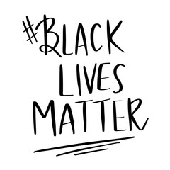 Black lives matter I can’t breathe text font icon graphic black and white protest racism sign art illustration isolated on white