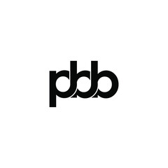 pbb letter original monogram logo design
